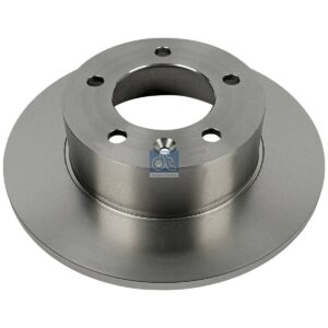 DT Spare Parts 6.61037 Brake disc, D: 305 mm, 5 bores, P: 130 mm, d: 90 mm, H: 71.5 mm, S: 12 mm, s: 10 mm