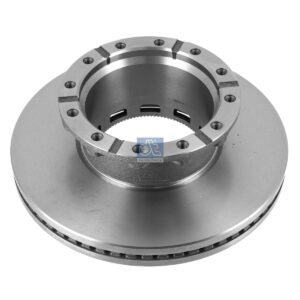 DT Spare Parts 6.61040 Brake disc, with ABS ring, D: 434 mm, 12 bores, P: 240 mm, M16 x 2, d: 210 mm, H: 138.5 mm, S: 45 mm, s: 37 mm
