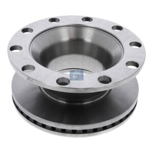 DT Spare Parts 6.61043 Brake disc, D: 375 mm, 10 bores, P: 335 mm, H: 166.5 mm, S: 45 mm, s: 37 mm