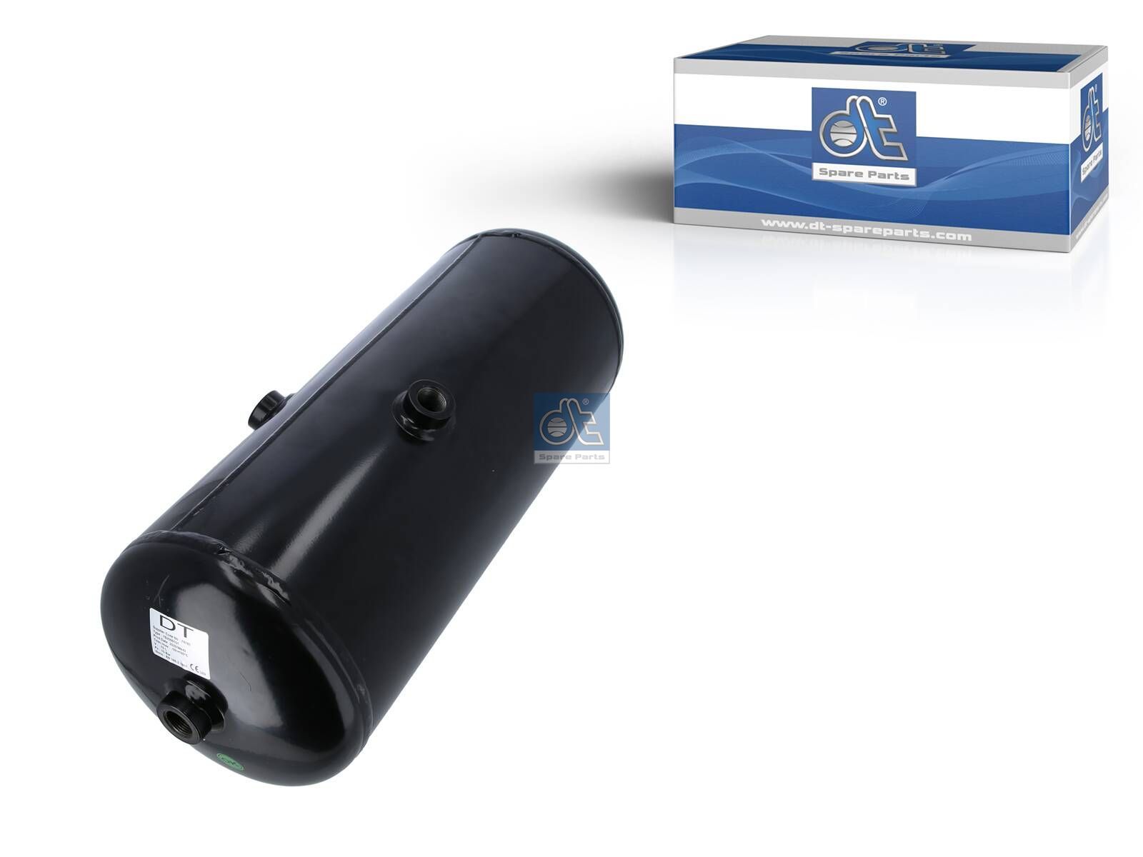 DT Spare Parts 6.63809 Air tank, 15 l, D: 200 mm, M22 x 1,5, L: 561 mm, 13 bar