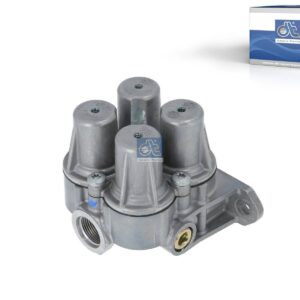 DT Spare Parts 6.65050 4-circuit-protection valve, M22 x 1,5, max. 10 bar, Po21: 7 bar, Po22: 7 bar, Po23: 7.3 bar, Po24: 7 bar, Pc21: 4.5 bar, Pc22: 4.5 bar, Pc23: 4.5 bar, Pc24: 4.5 bar