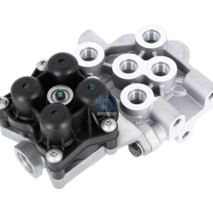 DT Spare Parts 6.65054 4-circuit-protection valve, M16 x 1,5, M22 x 1,5, max. 20 bar, Po21: 7 bar, Po22: 7 bar, Po23: 7.3 bar, Po24: 7 bar, Pc21: 5 bar, Pc22: 5 bar, Pc23: 5 bar, Pc24: 5 bar