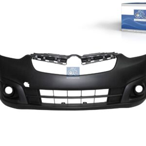 DT Spare Parts 6.70125 Bumper, front, black