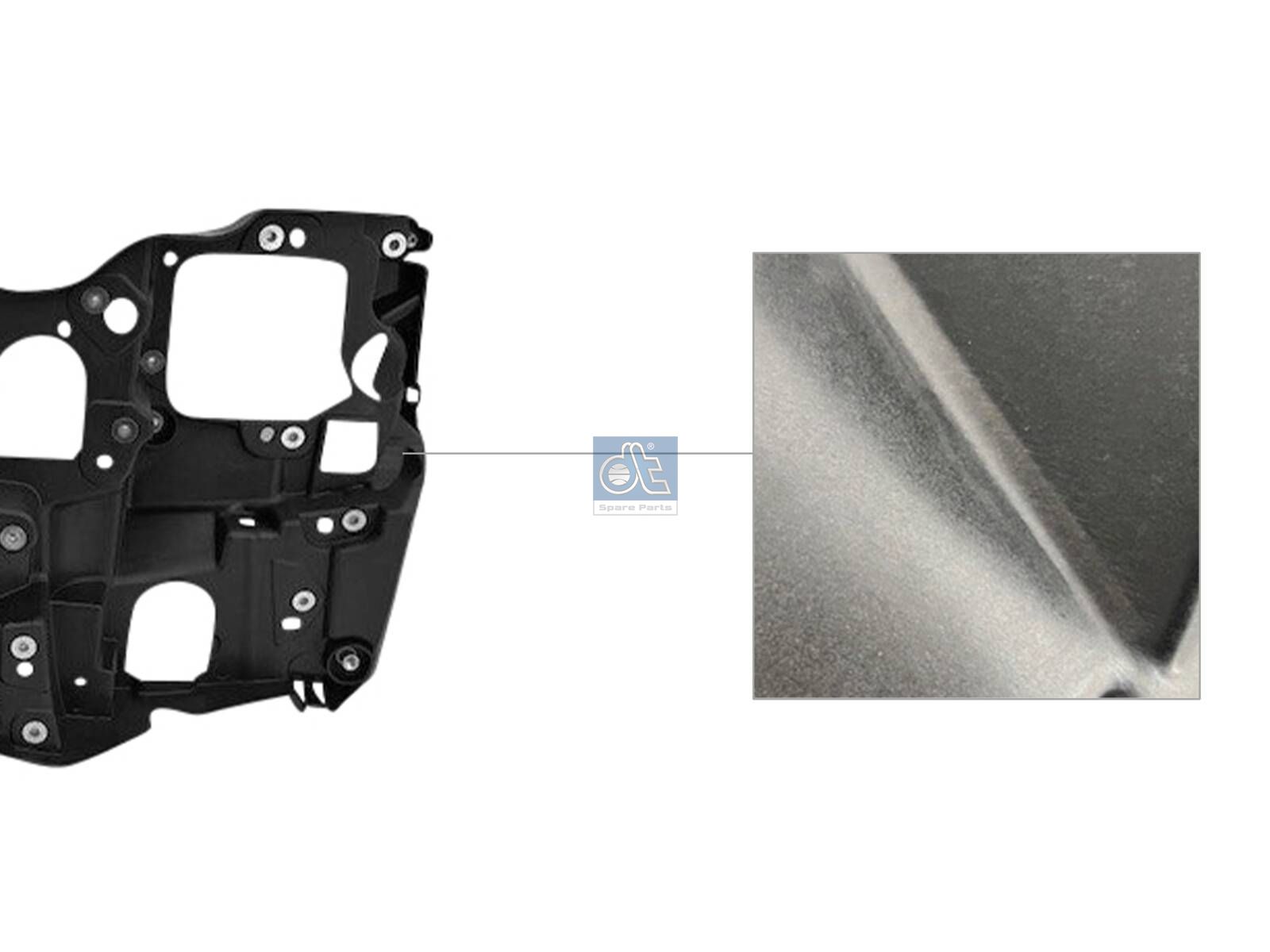 DT Spare Parts 6.70249 Bumper part, left