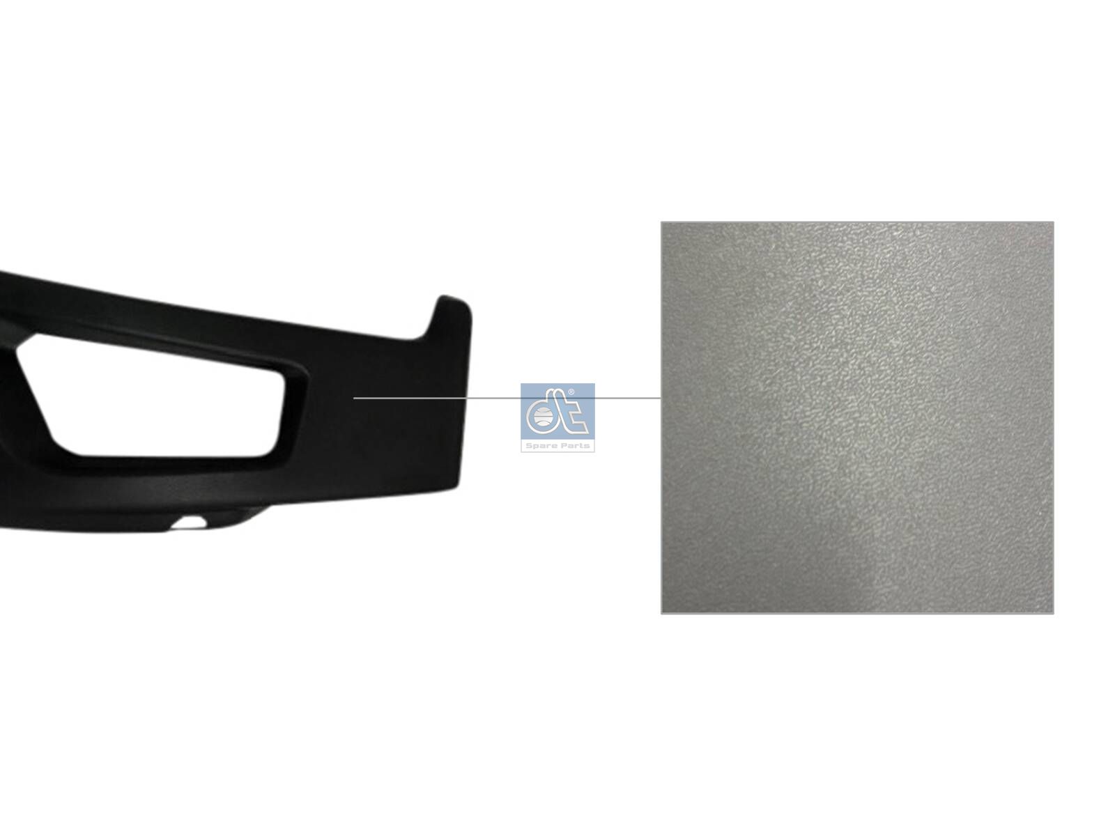 DT Spare Parts 6.70323 Bumper corner, right