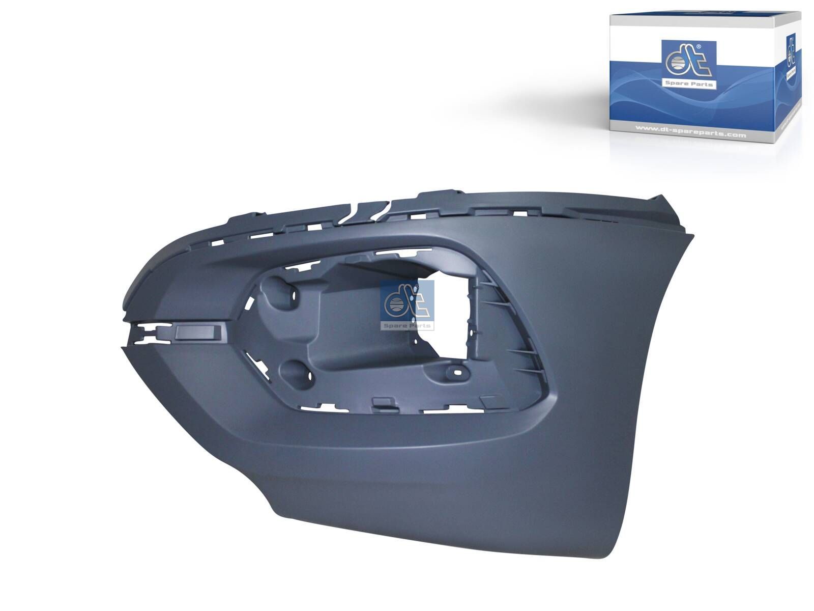 DT Spare Parts 6.70363 Bumper corner, front, left, primed