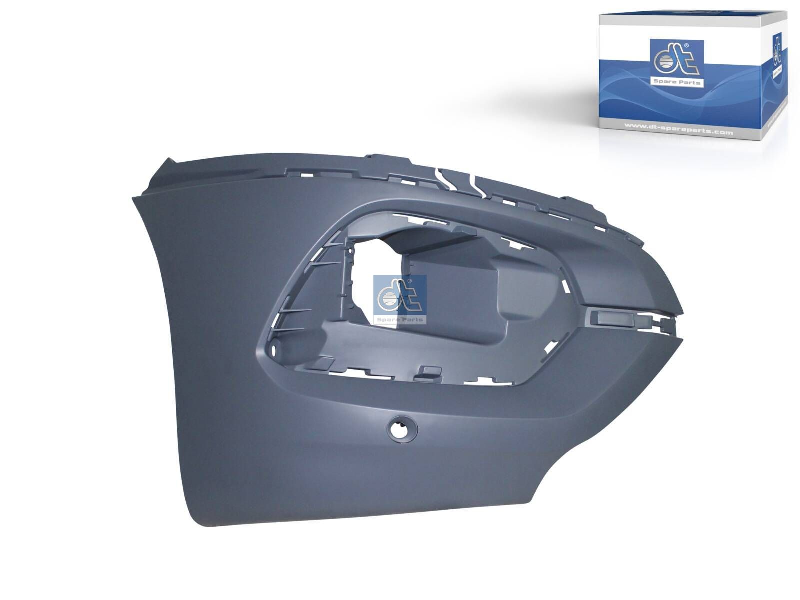 DT Spare Parts 6.70370 Bumper corner, front, right, primed