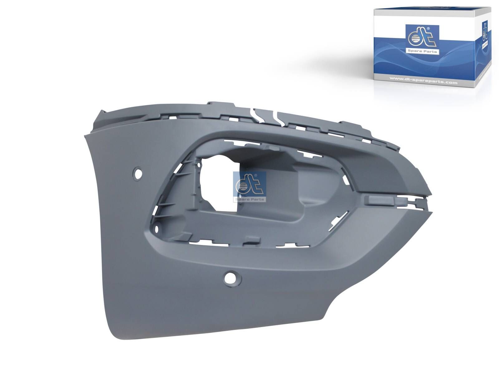 DT Spare Parts 6.70372 Bumper corner, front, right, primed