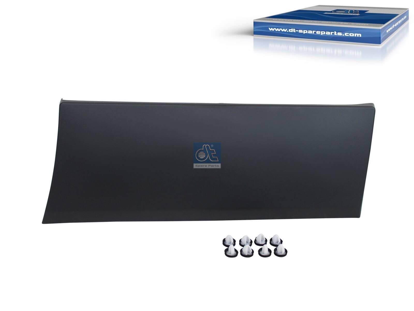 DT Spare Parts 6.70518 Cover moulding, lateral, left, black
