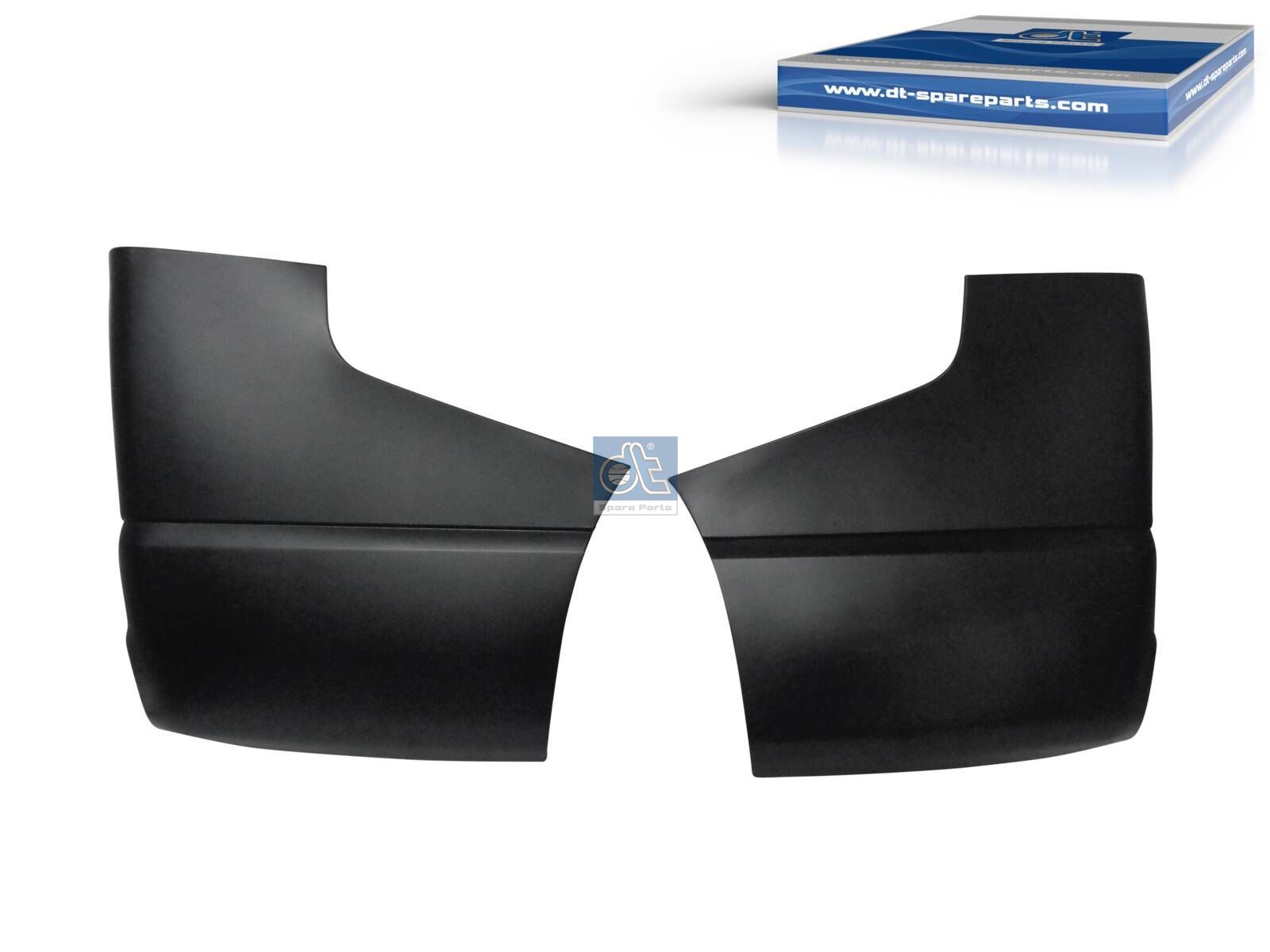 DT Spare Parts 6.70802 Bumper, rear, black
