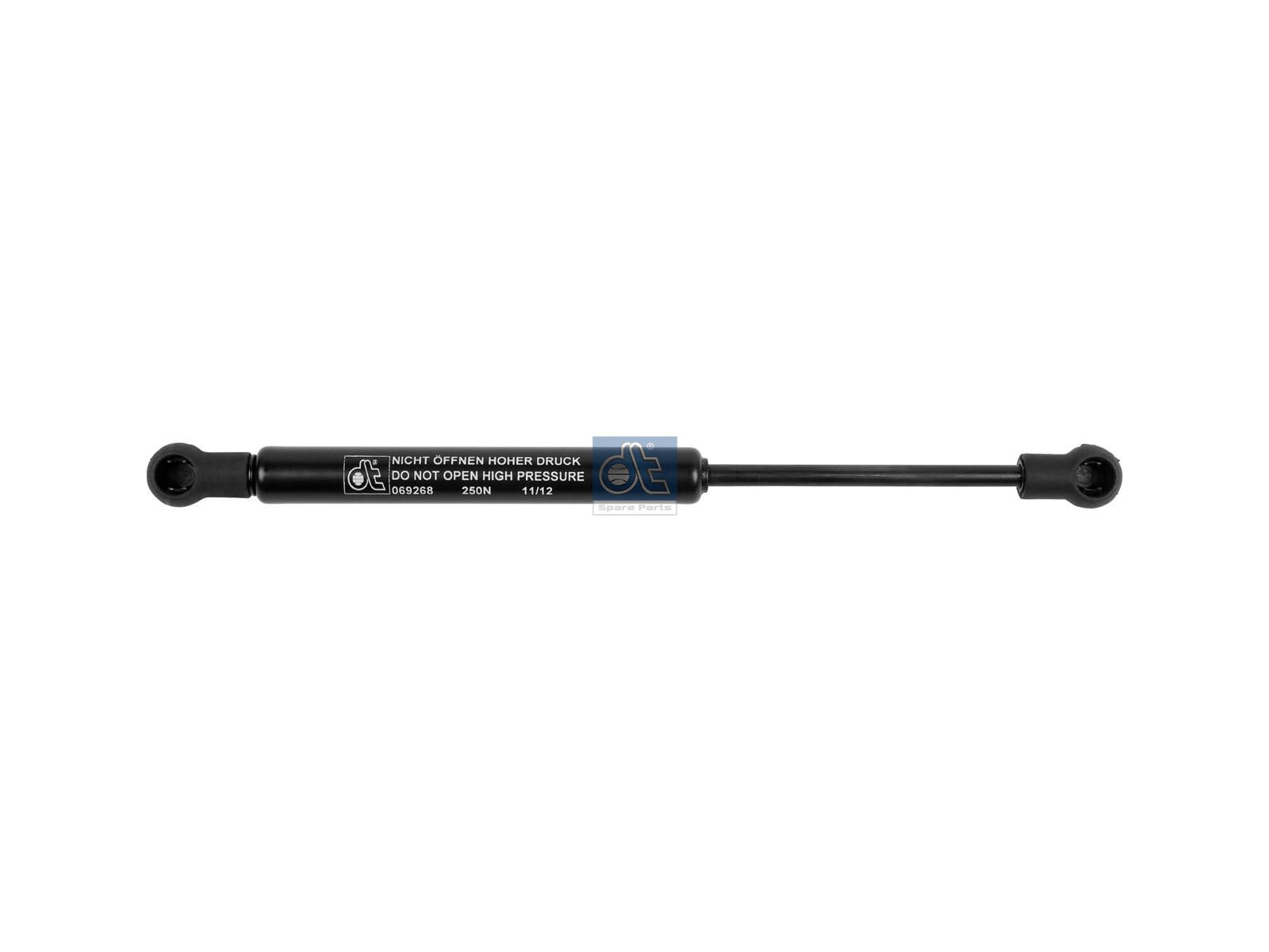 DT Spare Parts 6.74002 Gas spring, L: 237 mm, 250 N, Ls: 84 mm