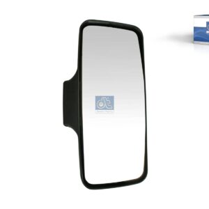 DT Spare Parts 6.75014 Main mirror, left, heated, electrical, 24 V, R: 1200 mm, L: 482 mm, W: 205 mm, S: 110 mm