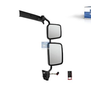 DT Spare Parts 6.75019 Main mirror, complete, right, heated, r: 300 mm, R: 1200 mm