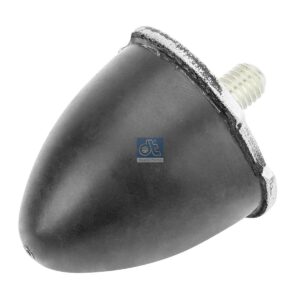 DT Spare Parts 6.76250 Rubber buffer, cabin suspension, D: 45 mm, M10 x 1,5, LTh: 20 mm, H: 52 mm