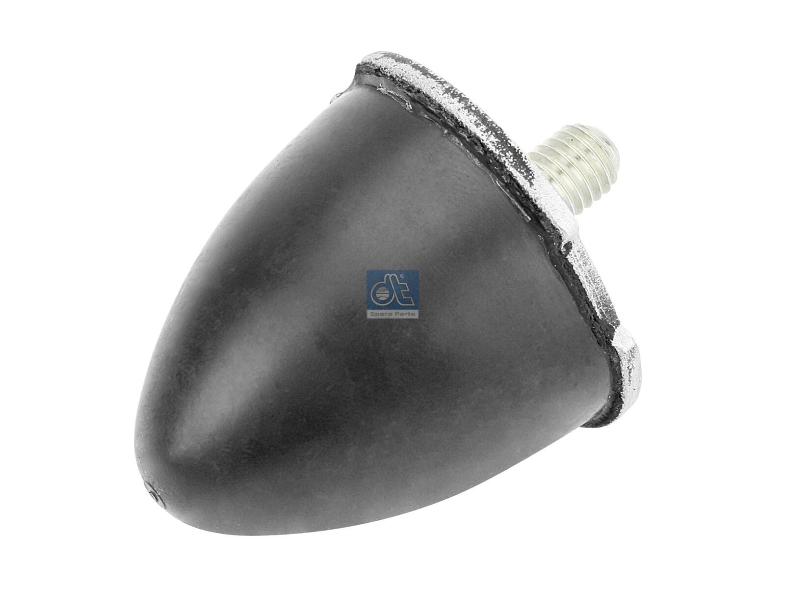 DT Spare Parts 6.76250 Rubber buffer, cabin suspension, D: 45 mm, M10 x 1,5, LTh: 20 mm, H: 52 mm