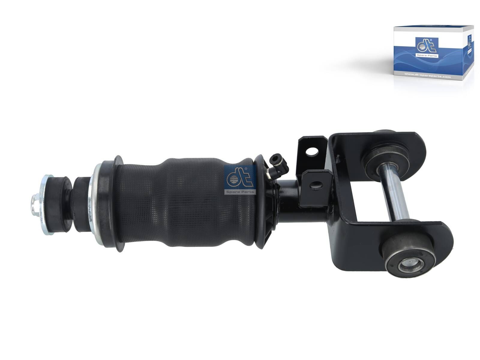 DT Spare Parts 6.77002 Cabin shock absorber, with air bellow, M14 x 1,5, Lmin: 295 mm, Lmax: 347 mm