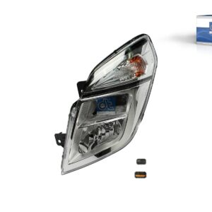 DT Spare Parts 6.84356 Headlamp, left, with bulbs