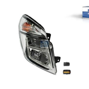 DT Spare Parts 6.84357 Headlamp, right, with bulbs