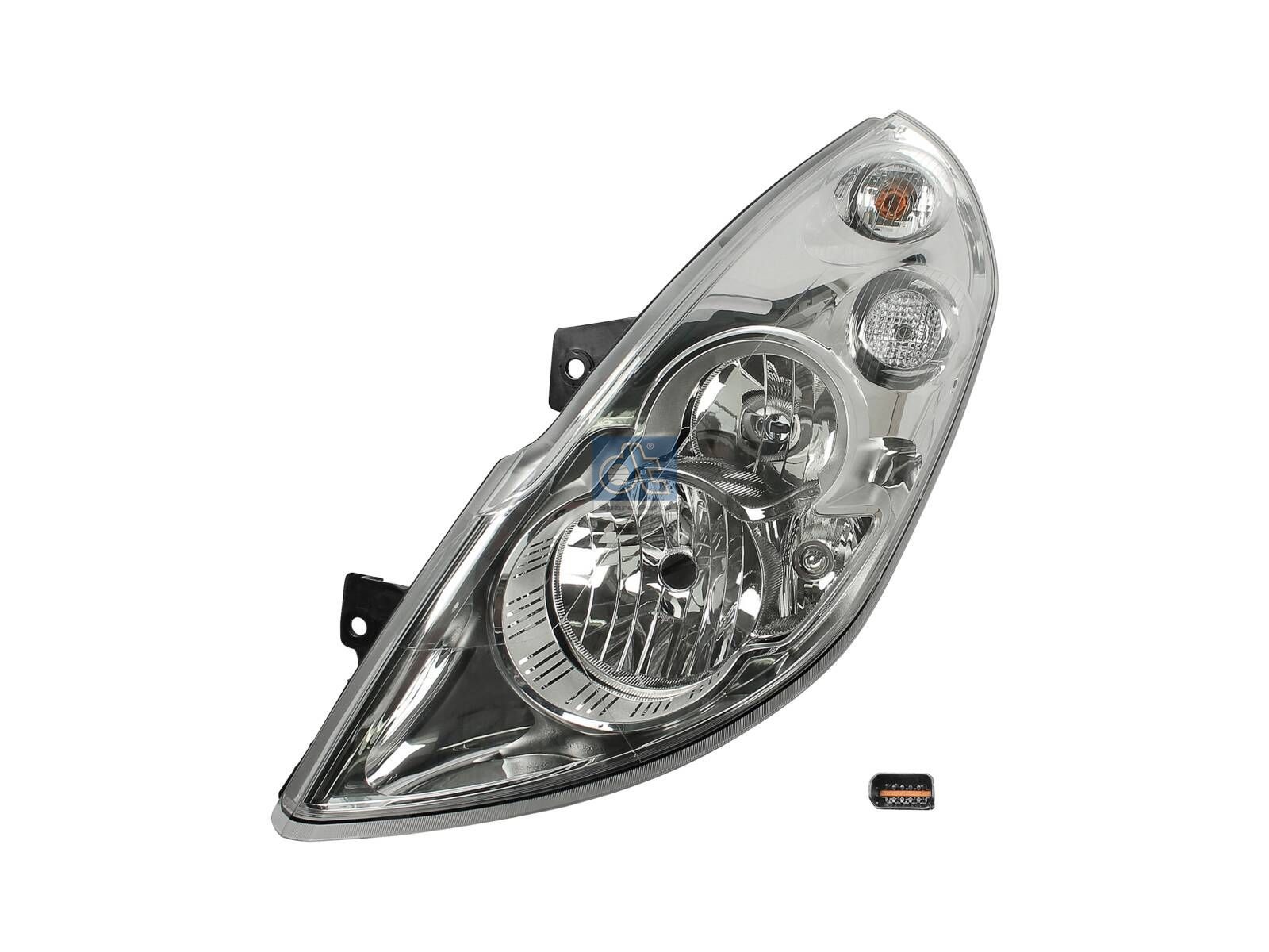 DT Spare Parts 6.84358 Headlamp, left, without bulbs