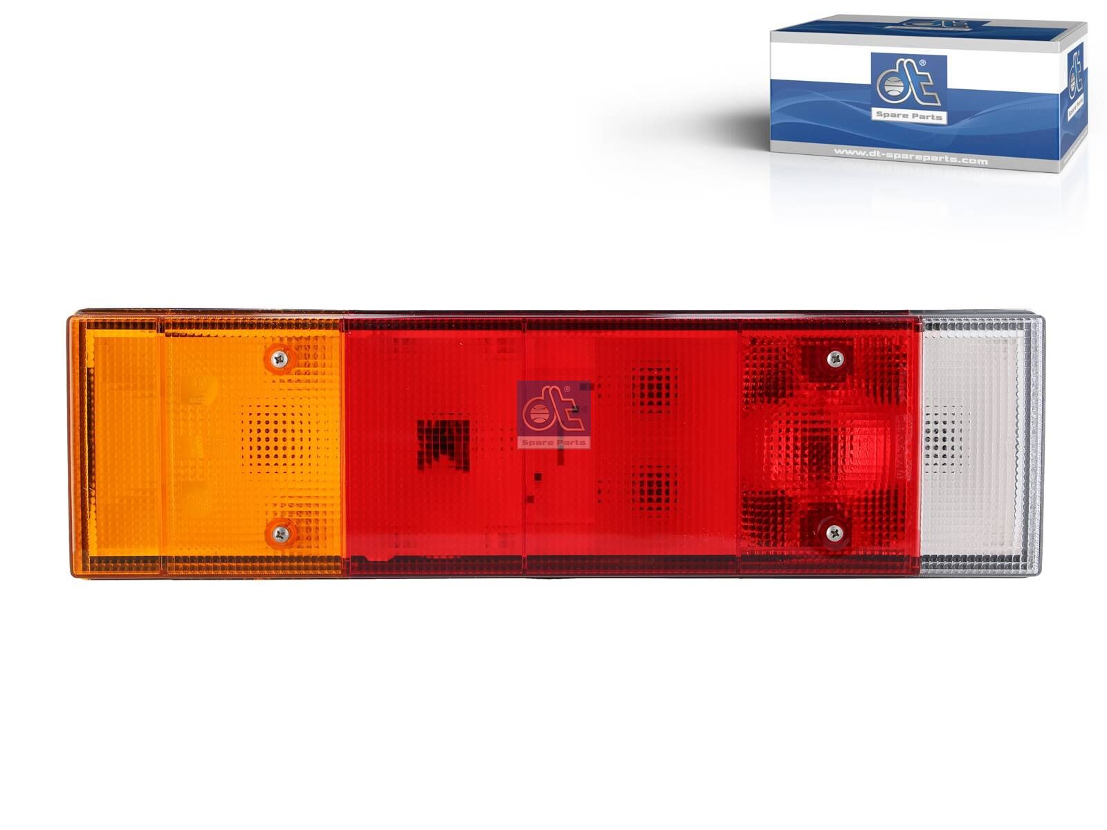DT Spare Parts 6.86002 Tail lamp, left, Lb: 152 mm, L: 464 mm, H: 130 mm, T: 83 mm
