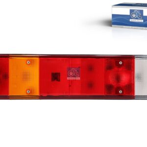 DT Spare Parts 6.86008 Tail lamp, left, Lb: 152 mm, L: 464 mm, H: 130 mm, T: 83 mm