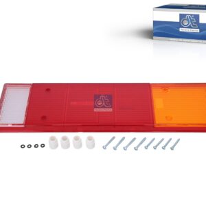 DT Spare Parts 6.86100 Tail lamp glass, L: 464 mm, H: 130 mm
