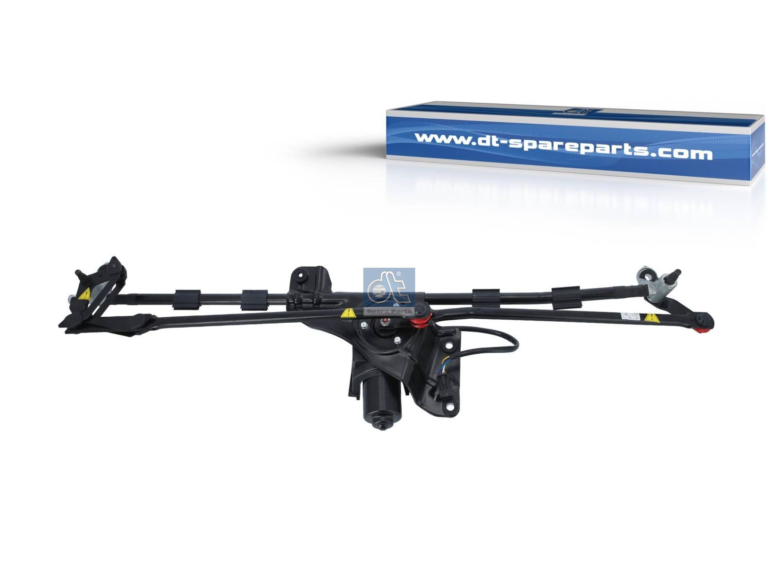 DT Spare Parts 6.88042 Wiper linkage, with motor