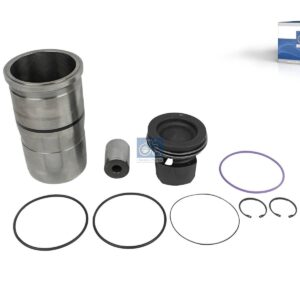 DT Spare Parts 6.91159 Piston with liner, monoblock steel piston, D: 131 mm