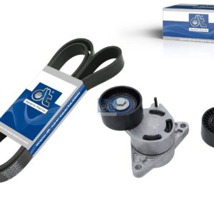 DT Spare Parts 6.92411 Belt tensioner kit, with multiribbed belt