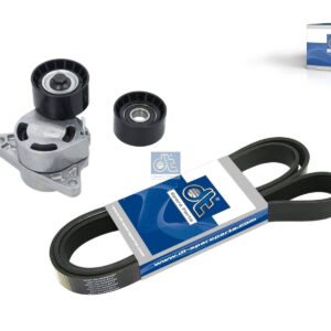 DT Spare Parts 6.92412 Belt tensioner kit, with multiribbed belt