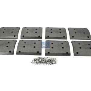 DT Spare Parts 6.95000 Drum brake lining kit, axle kit, W: 220 mm, S: 19 mm