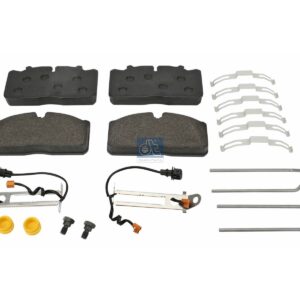 DT Spare Parts 6.95100 Disc brake pad kit, with wear indicators, W: 175 mm, S: 26 mm, H: 86 mm