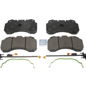 DT Spare Parts 6.95109 Disc brake pad kit, W: 214 mm, S: 25 mm, H: 112 mm