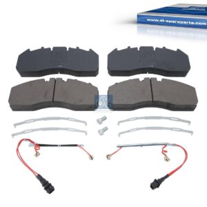 DT Spare Parts 6.95110 Disc brake pad kit, W: 250 mm, S: 29 mm, H: 107 mm