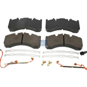 DT Spare Parts 6.95112 Disc brake pad kit, with wear indicators, W: 211 mm, S: 30 mm, H: 101 mm