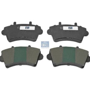 DT Spare Parts 6.95120 Disc brake pad kit, W: 138.8 mm, S: 18 mm, H: 80 mm