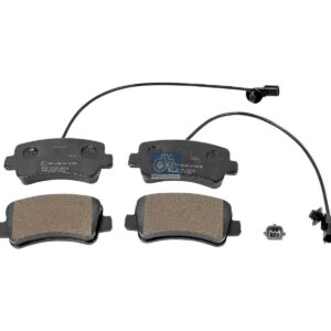 DT Spare Parts 6.95124 Disc brake pad kit, W: 128.6 mm, S: 17.5 mm, H: 59.8 mm