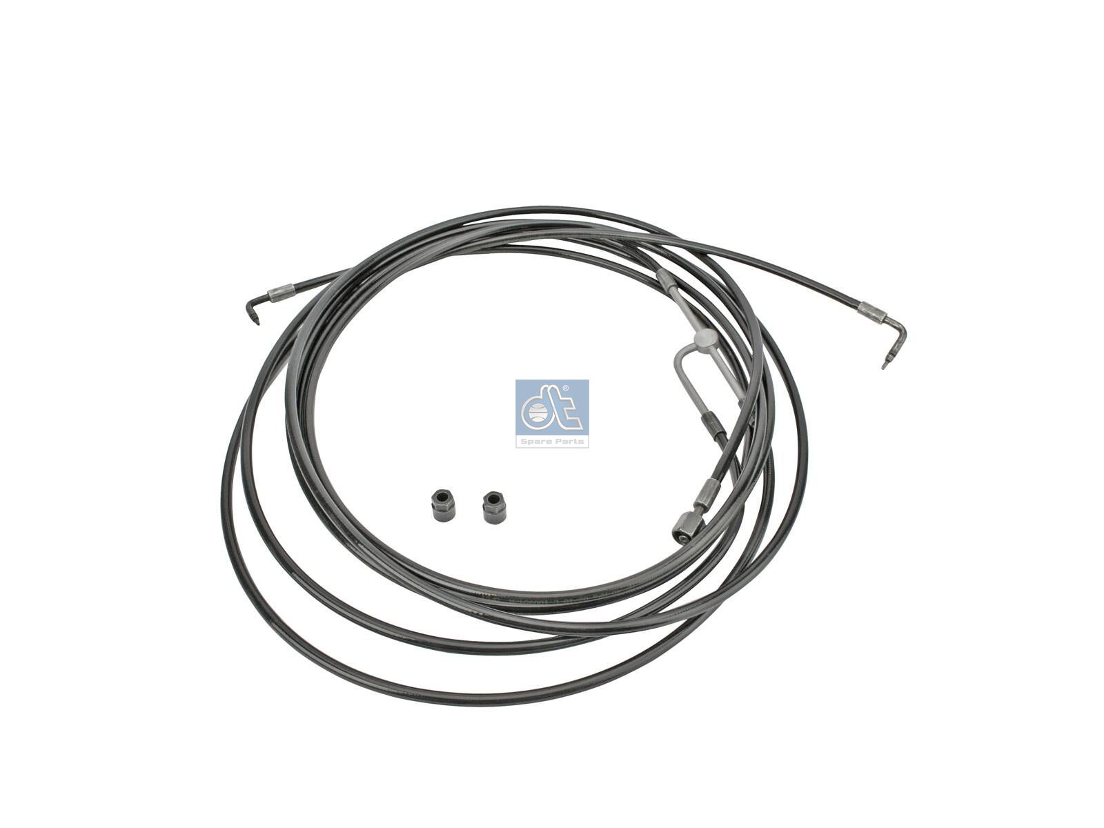 DT Spare Parts 6.96050 Hose line, cabin tilt, L1: 1250 mm, L2: 1400 mm, L3: 4500 mm