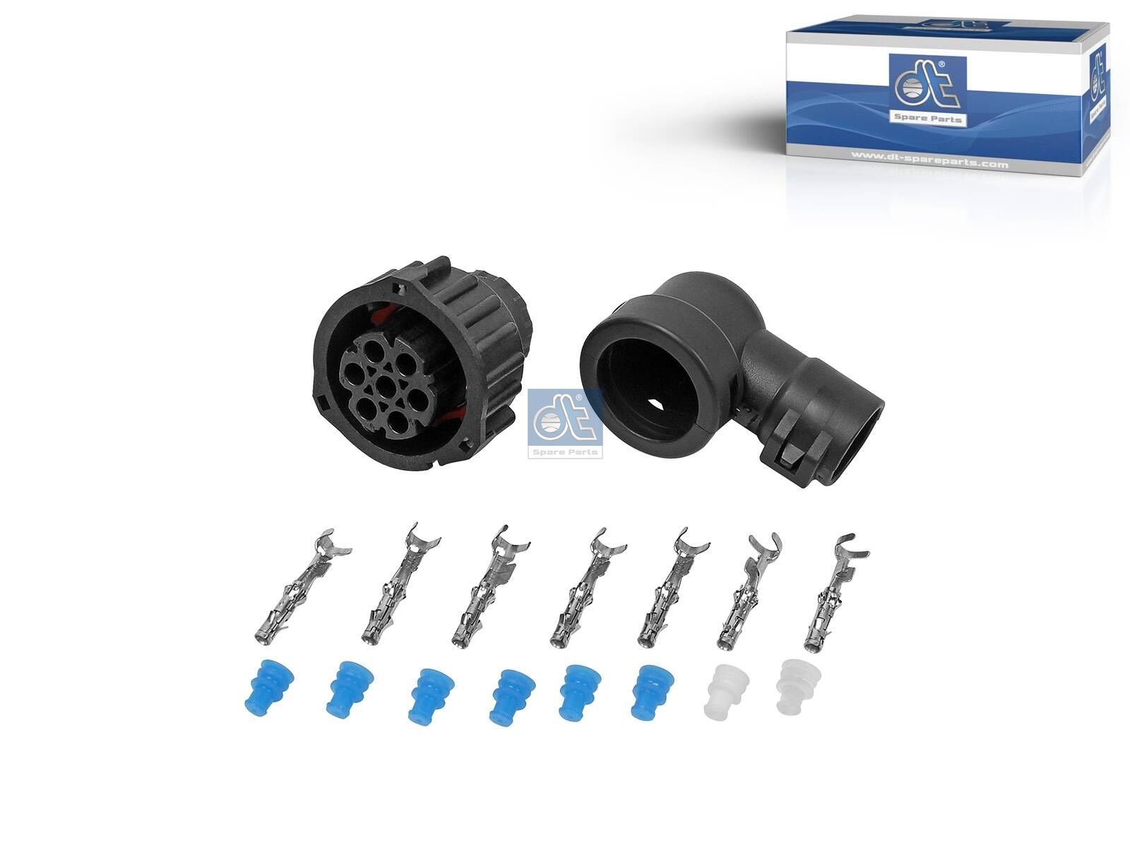 DT Spare Parts 6.97200 Repair kit, socket, DIN 72585, 7 poles