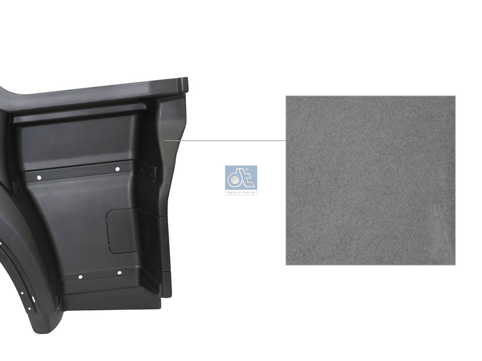 DT Spare Parts 7.00016 Step well case, right
