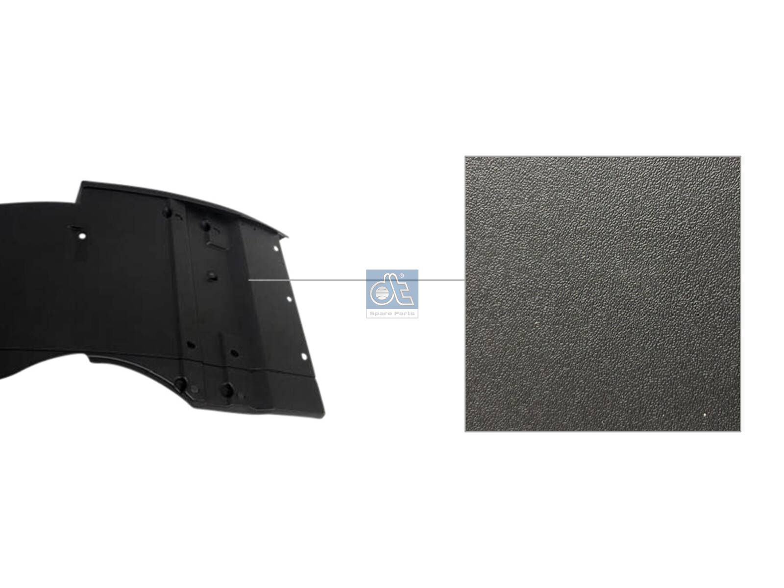 DT Spare Parts 7.00034 Fender, front, right