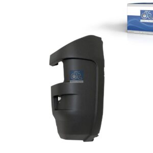 DT Spare Parts 7.00127 Bumper corner, rear, right, black