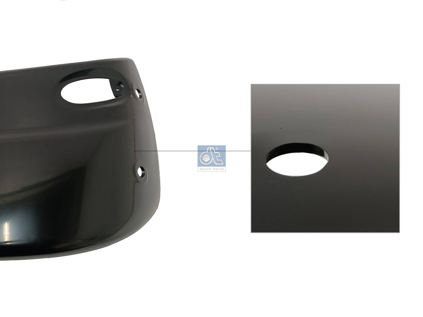 DT Spare Parts 7.00226 Sun visor, left