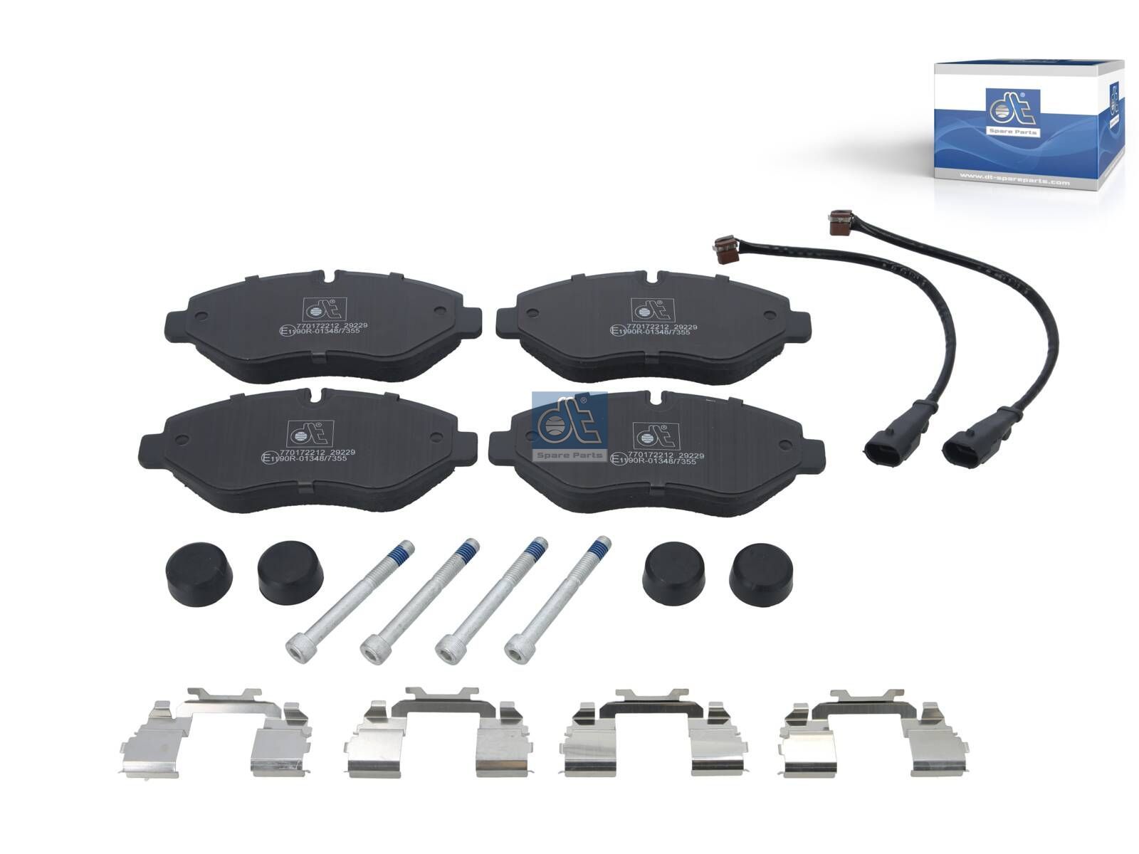 DT Spare Parts 7.00269 Disc brake pad kit, with accessories, with wear indicators