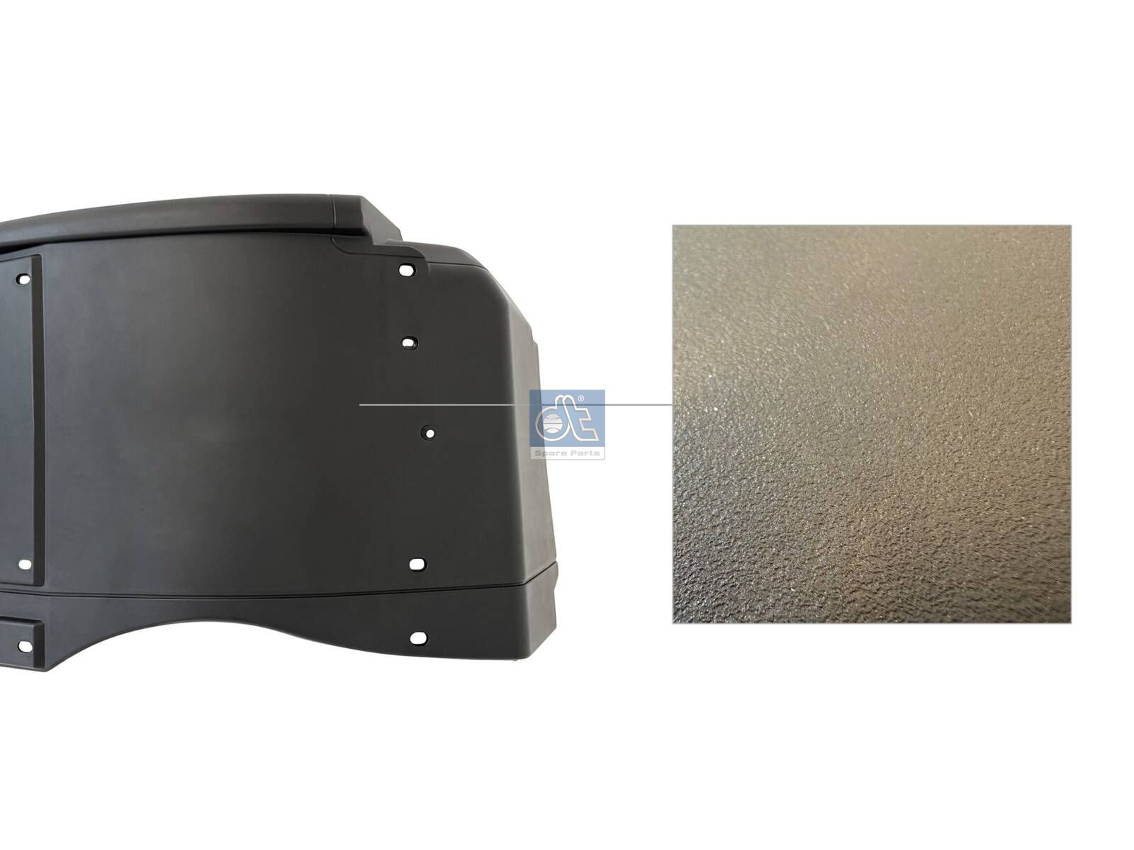 DT Spare Parts 7.00427 Front fender, left
