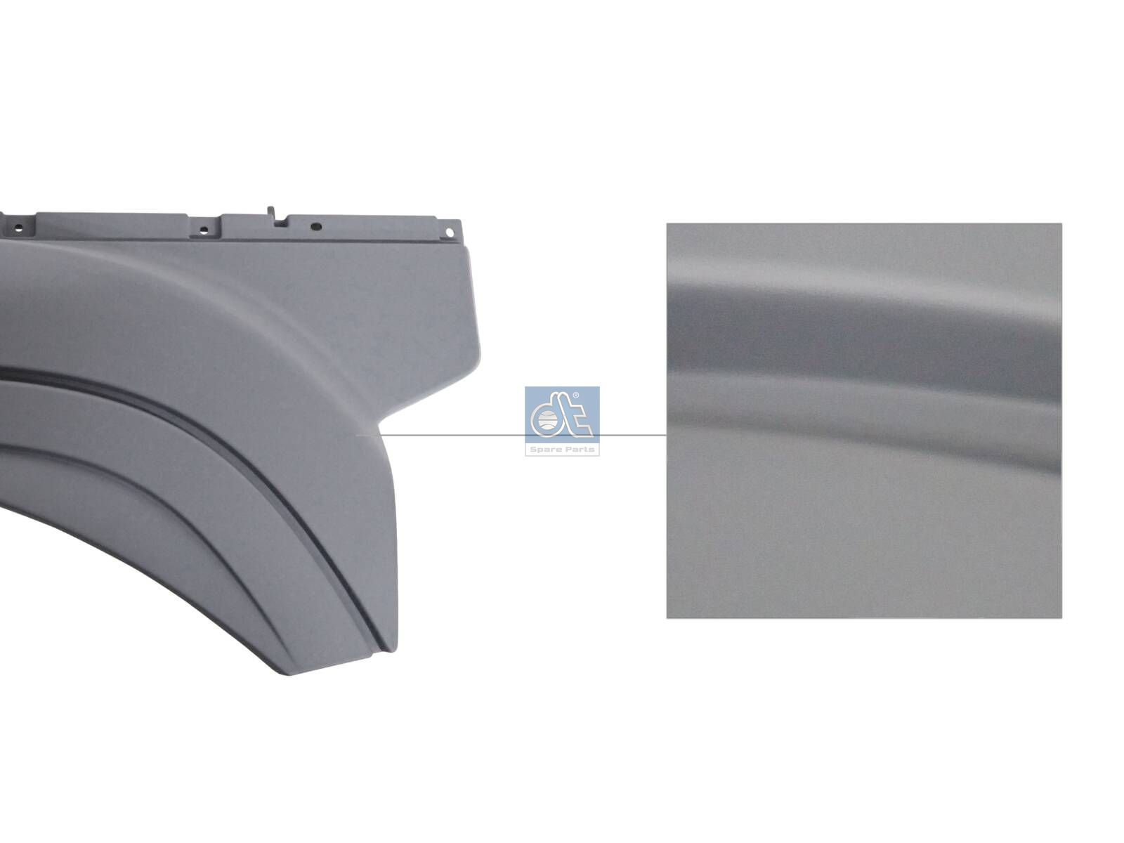 DT Spare Parts 7.00759 Fender extension, left