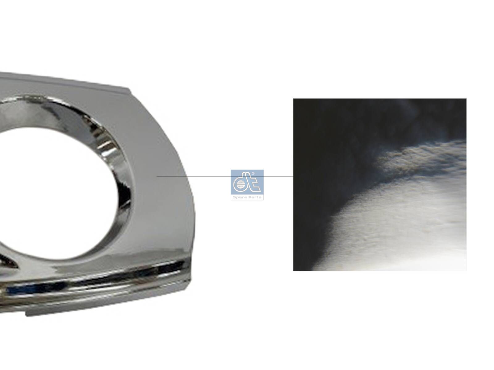 DT Spare Parts 7.10146 Lamp cover, left