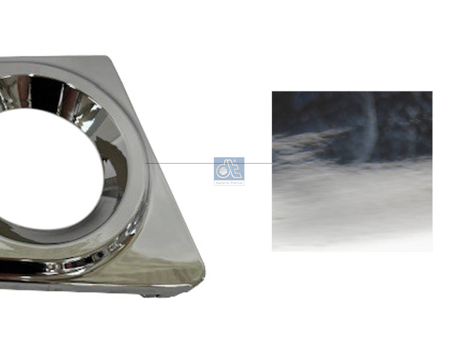 DT Spare Parts 7.10147 Lamp cover, right