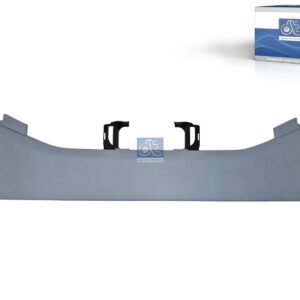 DT Spare Parts 7.10239 Bumper, front, center, light grey