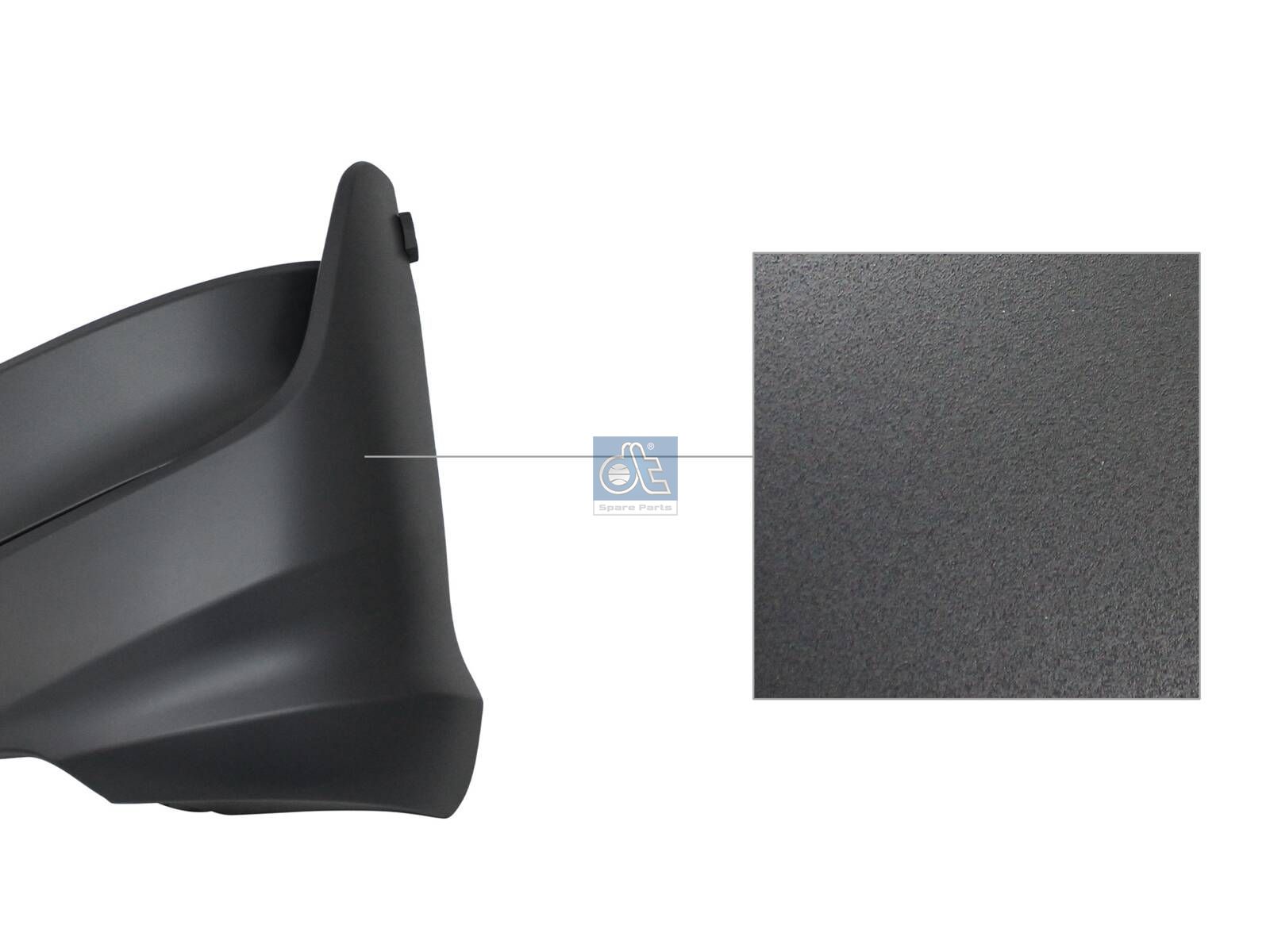DT Spare Parts 7.10936 Bumper, front, left